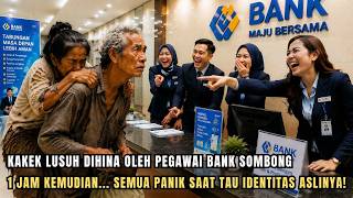 This Shabby Old Man Was Insulted by an Arrogant Bank Teller — 1 Hour Later, the Whole Bank Panicked!