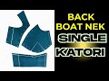 Day - 9 Back Boat Neck single Katori blouse Using Puff Master