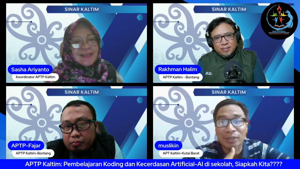 Coding & AI dalam Pembelajaran, Siapkah kita?  SINAR APTP KALTIM (PODCAST/SINIAR APTP KALTIM)