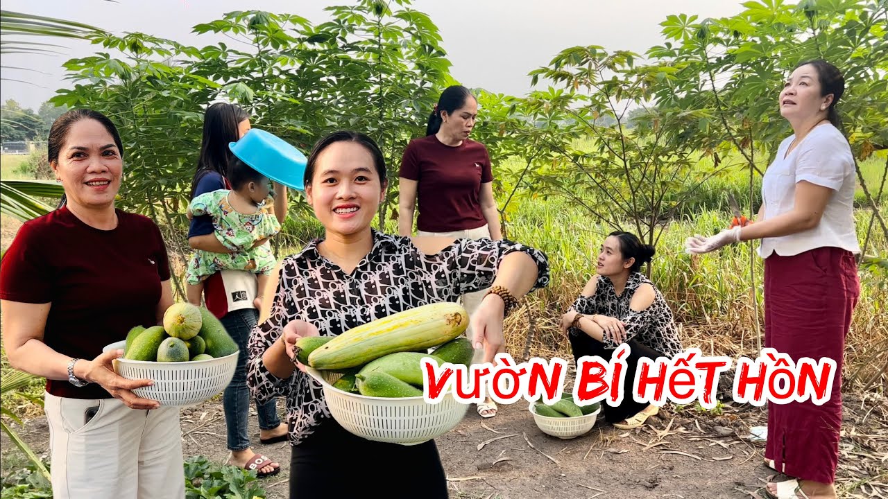 Chị bảy Tuyết cùng gia đình chị Hạnh đến nhà 🏡 chơi đãi những món ăn đơn giản 🥰