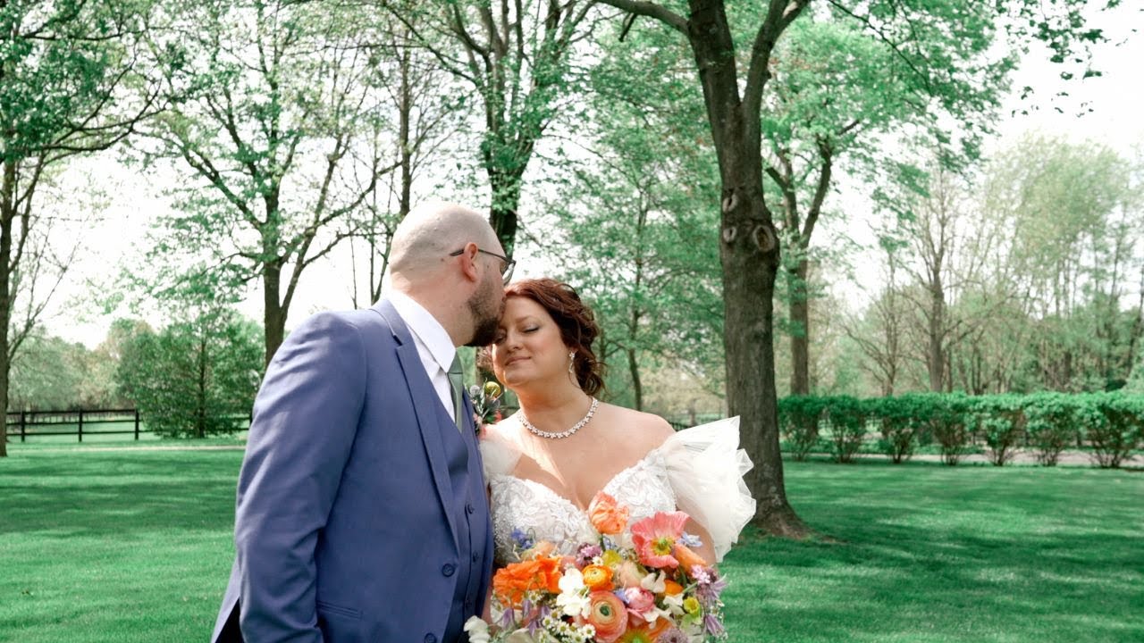 Spencer and Hailey's beautiful spring wedding at Saxony Farms in Kentucky