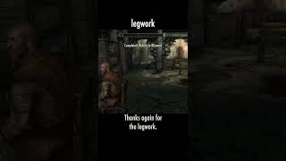 legwork — The Elder Scrolls V: Skyrim dialogue scene