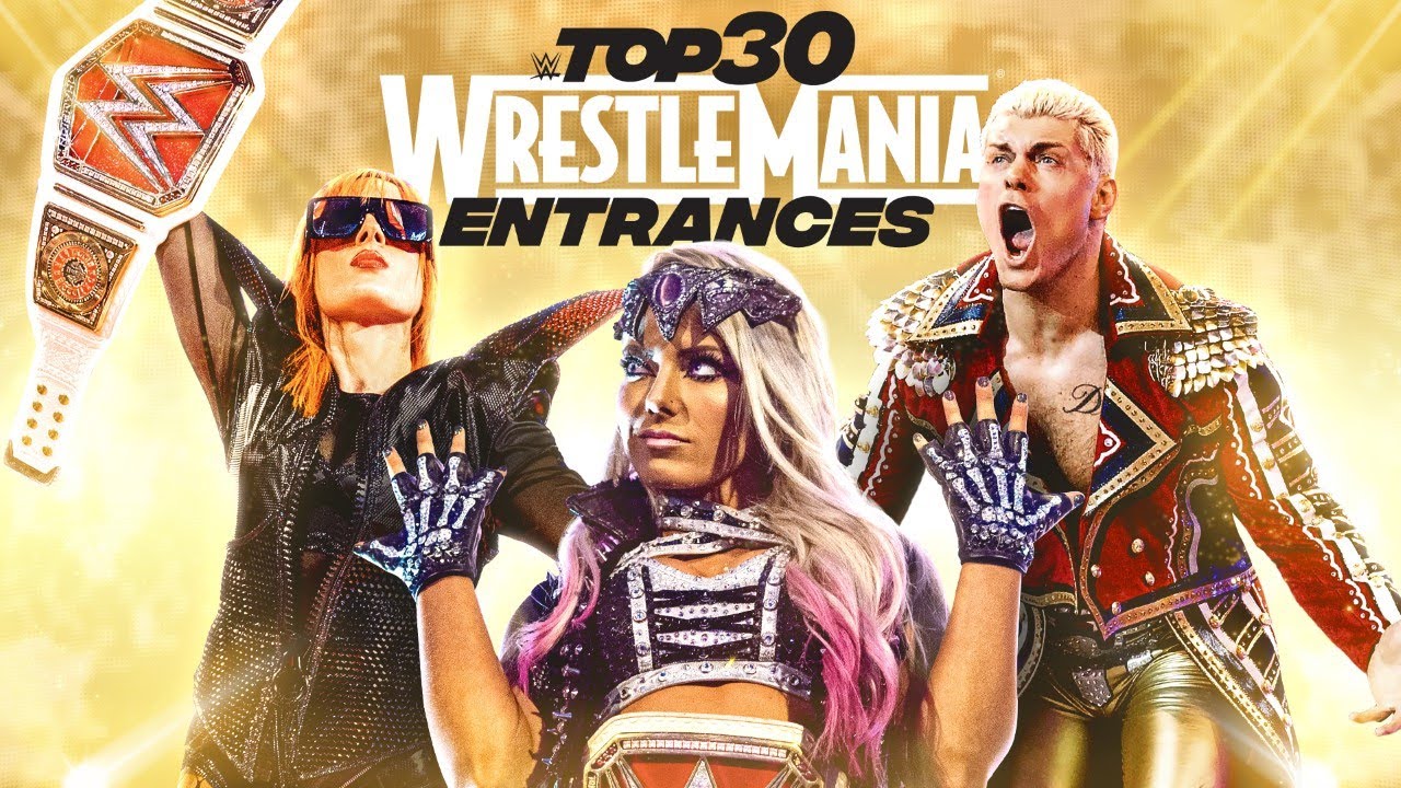 30 greatest WrestleMania entrances WWE Top 10 special edition March 26 2023