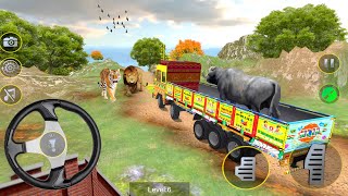 Mengemudi Truk Pengangkut Hewan Ternak - Simulator Penggerak Kebun Binatang Pribadi - Gameplay Android