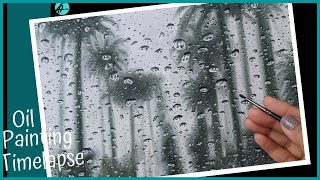 'HOW TO PAINT RAIN/WATER DROPS with BLURRY BACKGROUND' I OIL PAINTING TIMELAPSE I Paint BLURRY Image 'HOW TO PAINT RAIN/WATER DROPS with BLURRY BACKGROUND' I OIL PAINTING TIMELAPSE I Paint BLURRY Image