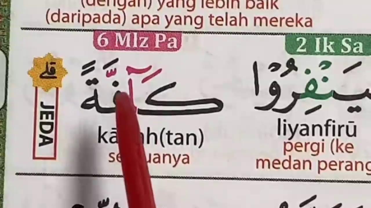 Live Belajar Membaca Al-Qur'an {Tajwid & Tahsin}