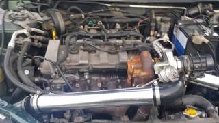 First start real homemade turbo 2001 Mazda Protege
