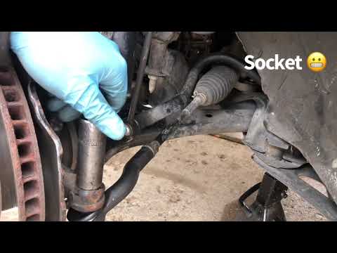 2005/10 Scion tC outer tie rod replacement, tutorial, Left and right side.