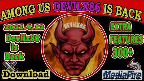 AMONG US MOD MENU/DEVILX86/IT