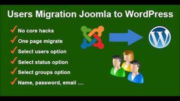 Users Migration Joomla To Wordpress