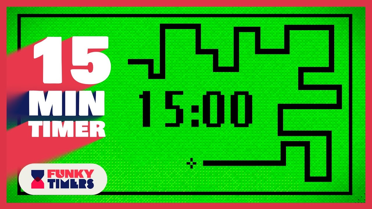 15 Minute Snake Countdown Timer | Year of the Snake (Nokia 3210 Style!) ⏳🐍