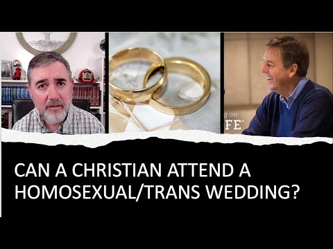 Can a Christian Attend a Homosexual/Trans Wedding?