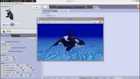 TUTORIAL MEMBUAT ANIMASI PAUS BERENANG DI ALICE 3 !, GAMPANG BANGET