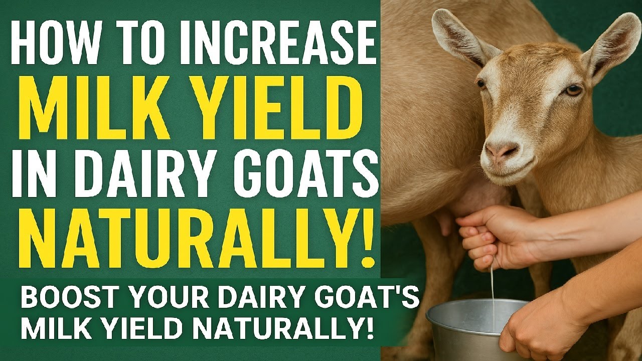 How to Increase Milk Yield in Dairy Goats Naturally - Boost Your Dairy Goat's Milk Yield Naturally!