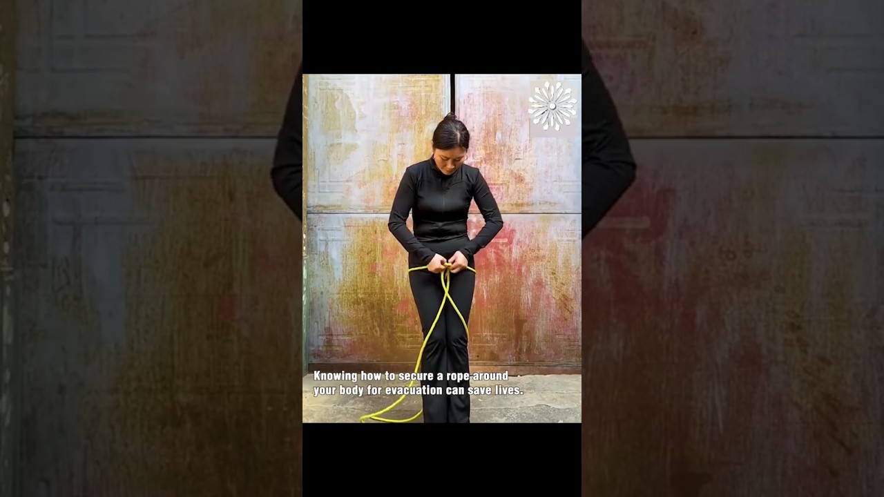 🆘💥 The LIFE-SAVING Rope Harness You MUST Know! (60-Second Demo) ⚠️ 