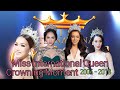 Miss International Queen Crowning Moment 2004-2018