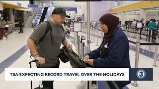 TSA expecting record travel over the holidays