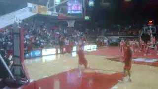 2009 WKU Hilltopper Hysteria dunk contest warmup Oct 16, 2009. AJ Slaughter, Jermey Evans