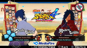 Naruto Ultimate Ninja Storm 4 PPSSPP Android All Characters | Save File 4K Graphics New Update |