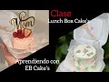 Aprendiendo con EB cake’s | Como hacer Lunch Box Cakes | Clase Gratis