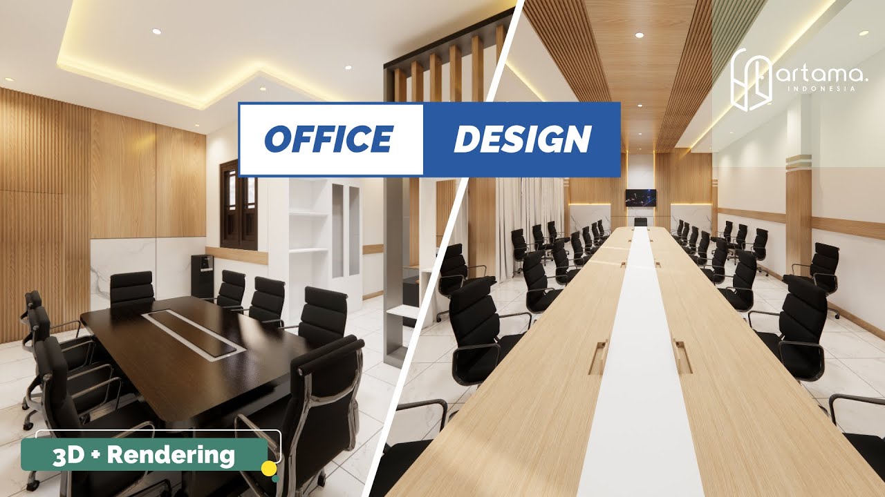 Sketchup I Office Building Design 3D+Rendering (Sketchup I Desain Gedung Kantor 3D+Rendering)
