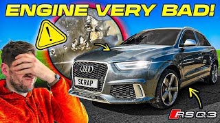 I BOUGHT THIS AUDI RSQ3 FOR HALF PRICE... BUT THE ENGINES DEAD!! PT.2 by Saving Salvage 163,947 views 2 months ago 21 minutes