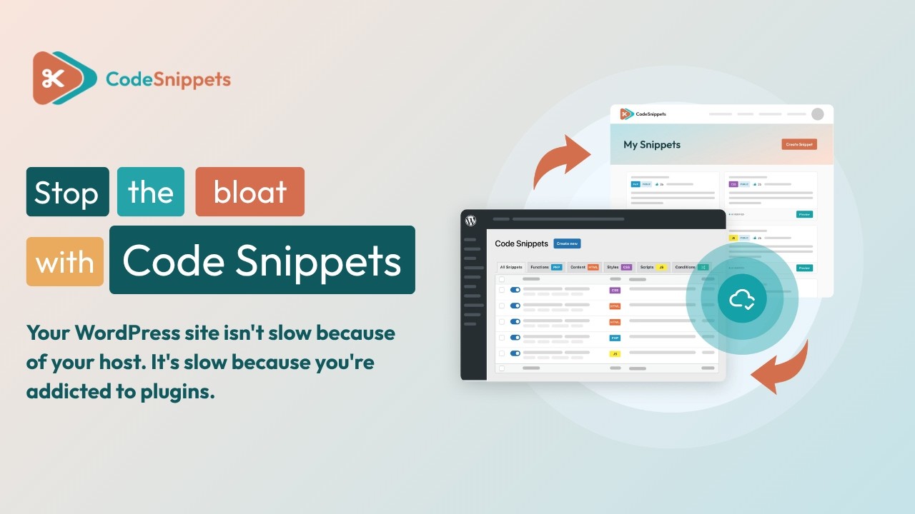 How to Stop WordPress Plugin Bloat with Code Snippets Pro - YouTube