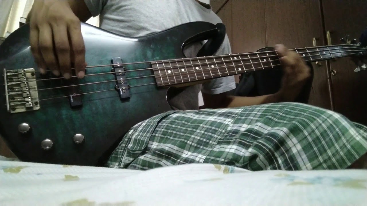November Rain Guitar Solo played on BASS.(Ibanez GSR320)