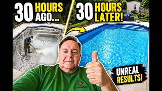 **They Completely Transformed This Pool in Just 30 HOURS… Unreal Results**