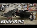 Fresh Skins on Jesse’s New Ride! Prepping for Jesse’s Capital Debut!