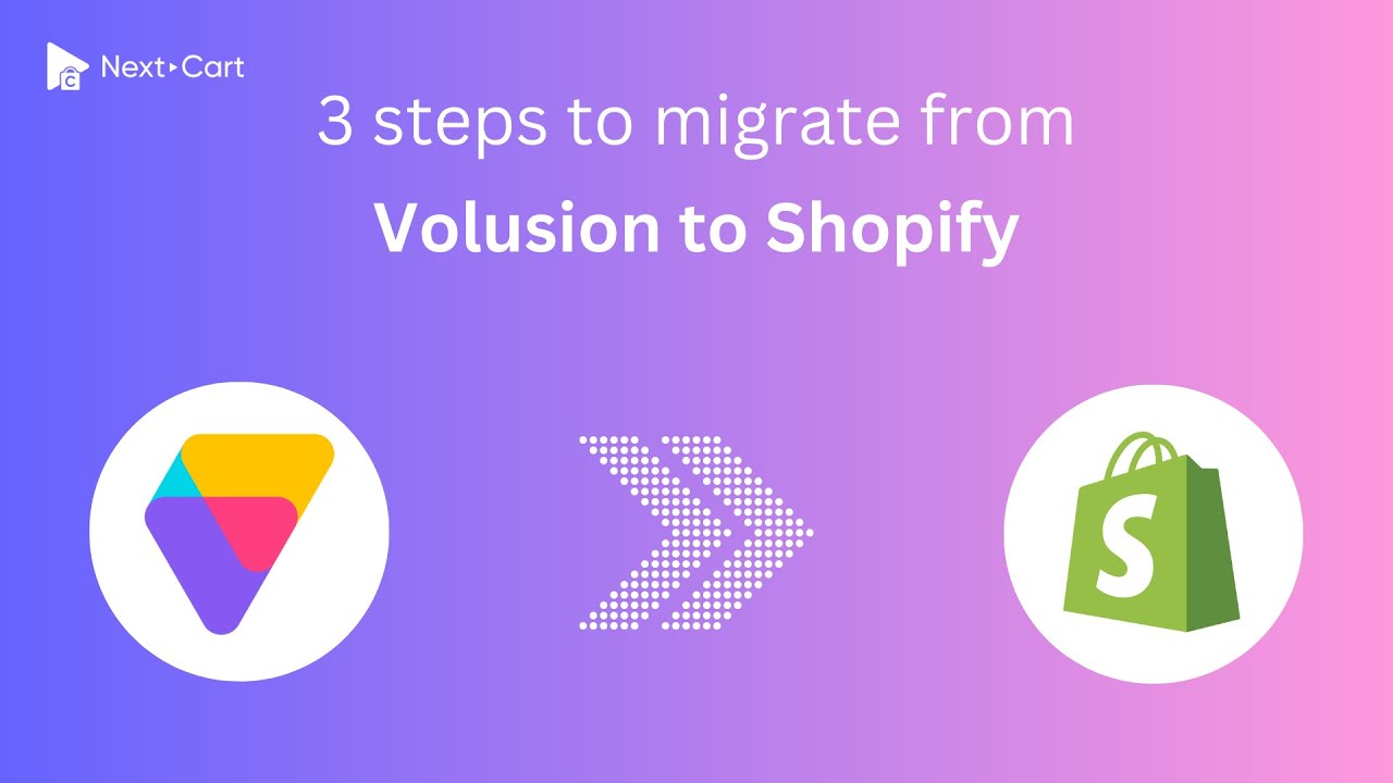 Migrate Volusion to Shopify in 3 simple steps 