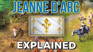 Everything you need to know about Jeanne d'Arc in AOE4