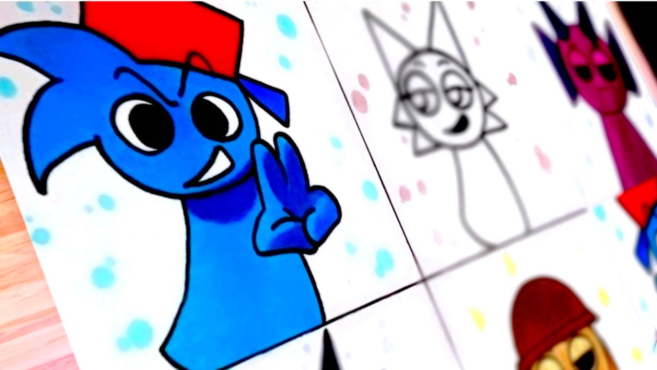 [ Drawing ] Sprunki Incredibox In Friday Night Funkin MOD - YouTube