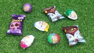 kiddos Fun suprise eggs l suprise toys l chocolate opening video l lot's of candies l satisfying