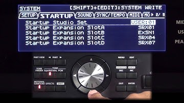 Roland Integra-7 - How to Load Specific Expansion Boards at Startup Edit