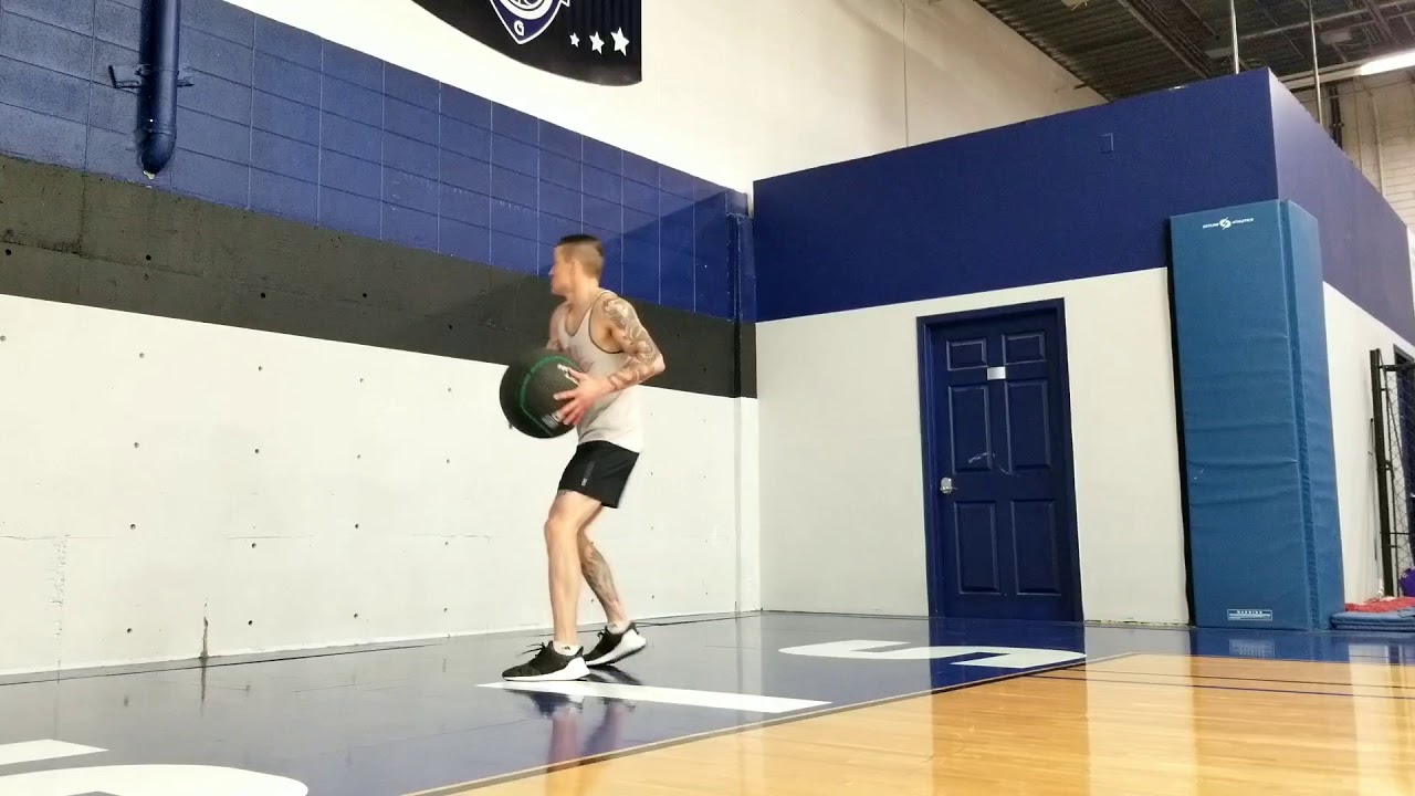 Medicine Ball Throw - lateral shuffle alternating diagonal rotational ...