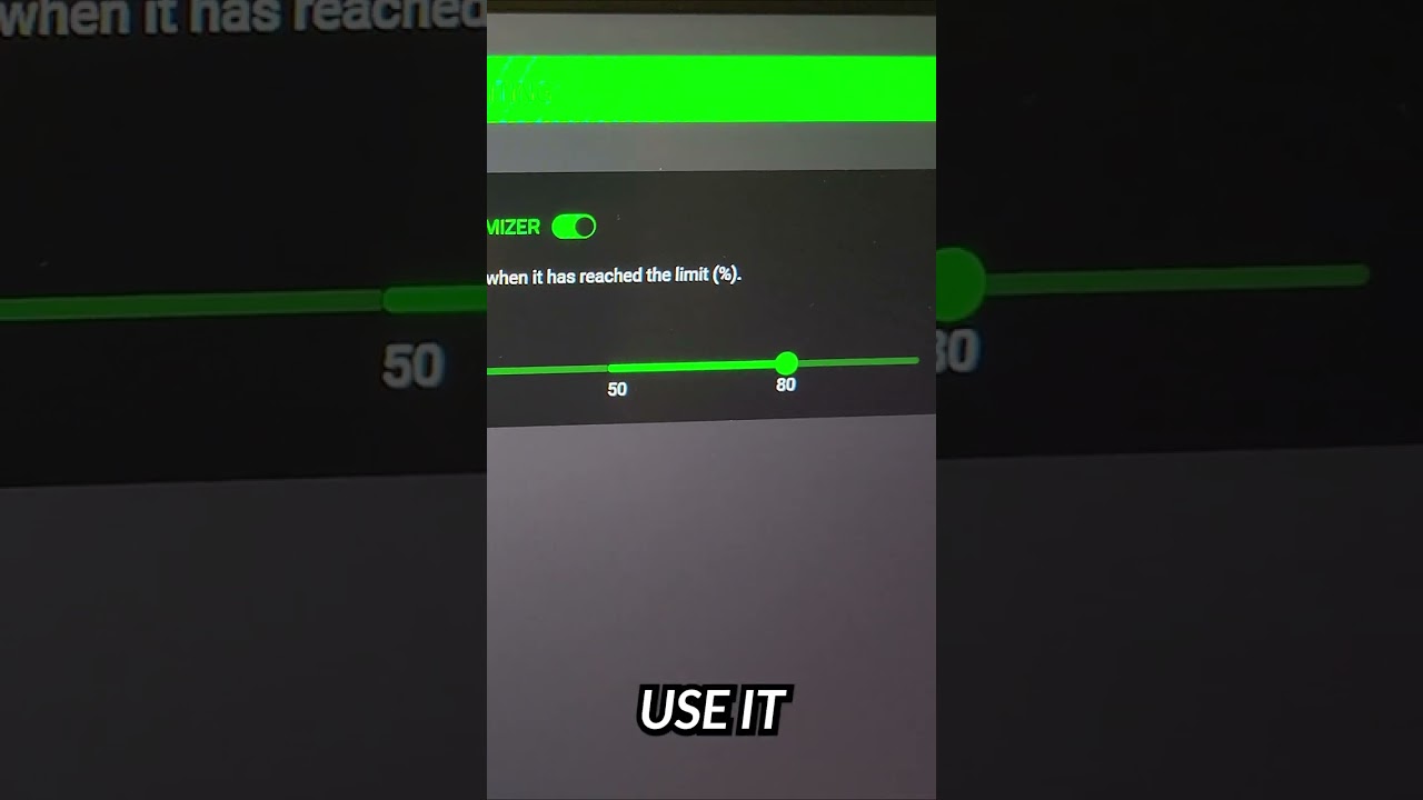 Razer Blade 18 – Battery Health Optimizer in Synapse 