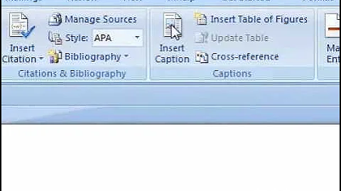 How to insert a table of figures into a document Word