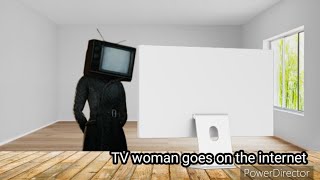 Tv Woman Goes On The Internet