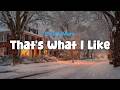 Bruno Mars - That's What I Like (Lyric Video)