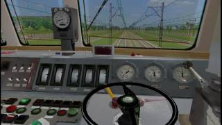 Symulator Maszyna - EP08 z EKSE5102 Ostrowiec - Grodzisk * Drawinowo v04032017 *
