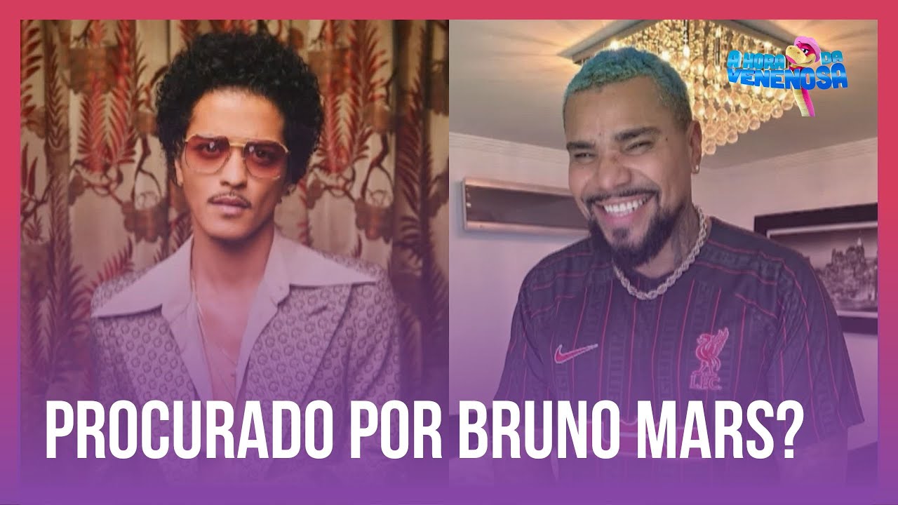 Naldo Benny diz que ensinou Bruno Mars a falar português: 'Gatinha