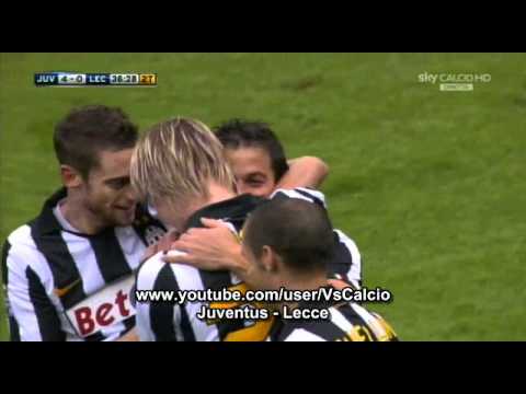 Juventus - Lecce 4-0 Il 178 gol di Del Piero