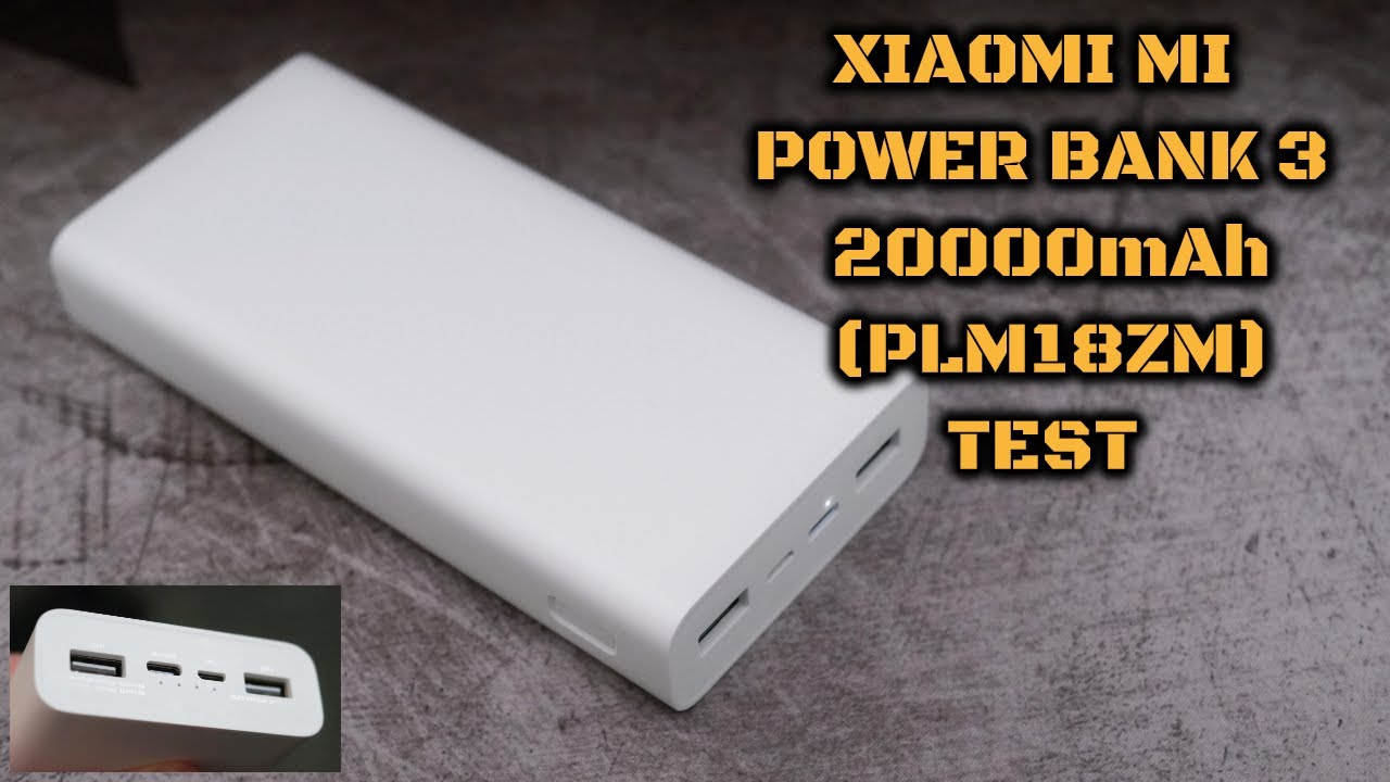 Xiaomi Mi Power Bank 3 20000Mah (Plm18Zm): Test