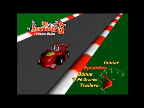 (MENU DVD) Os Carrinhos 5 Fórmula Única - Vídeo Brinquedo
