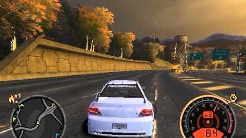 NFS most wanted : drifting with keyboard