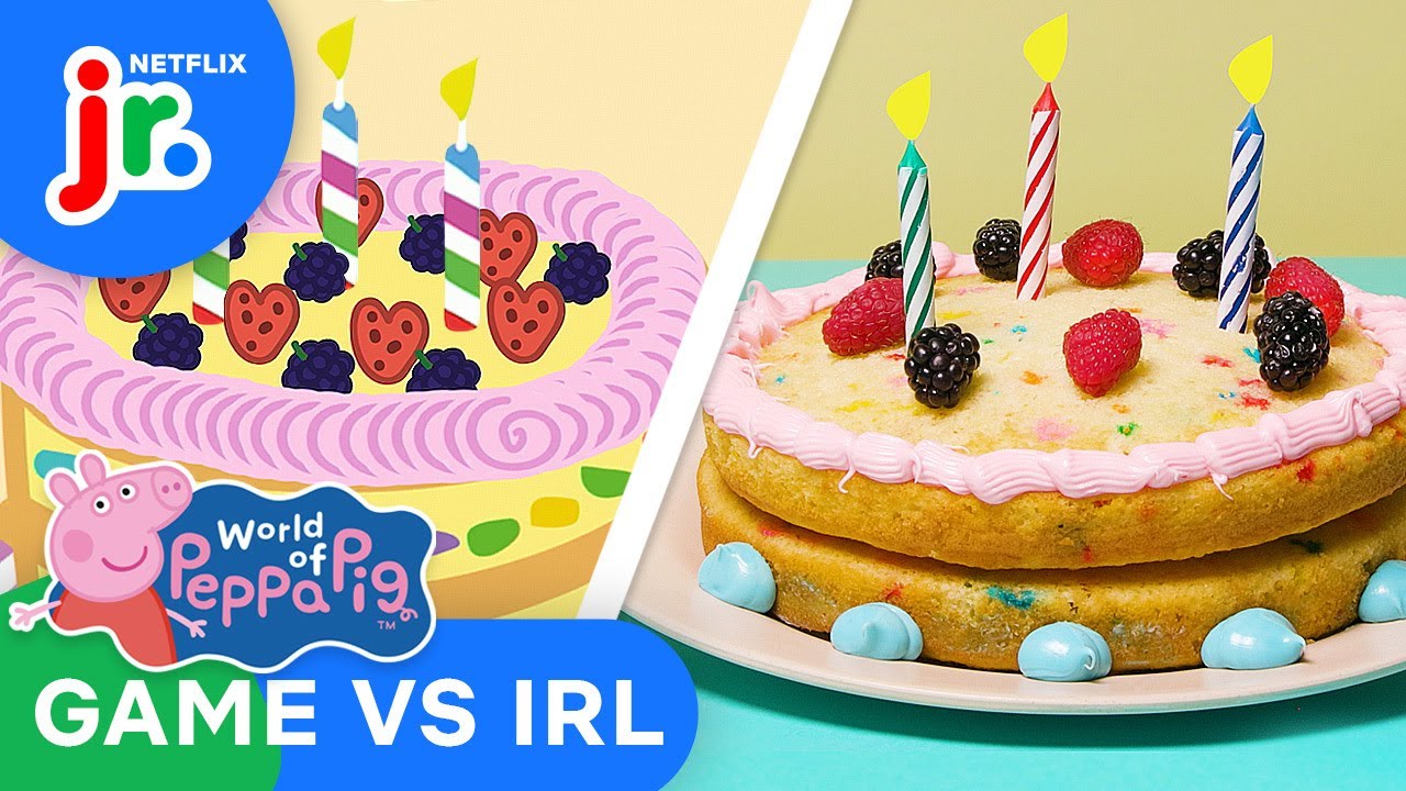 Play: Bake a Cake with Peppa: a tiny, hands-on baking tutorial