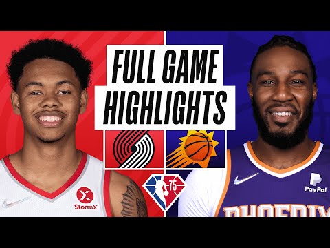 TRAIL BLAZERS at SUNS, NBA PRESEASON FULL GAME HIGHLIGHTS