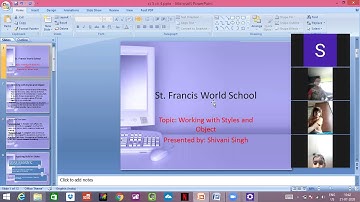 Class 5 Ch 4 Working with Styles and Objects (Conti.)