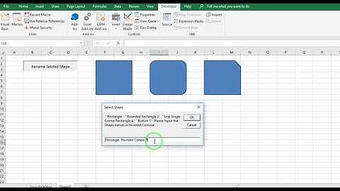 The completely dynamic way to Rename the Shapes in Excel VBA
